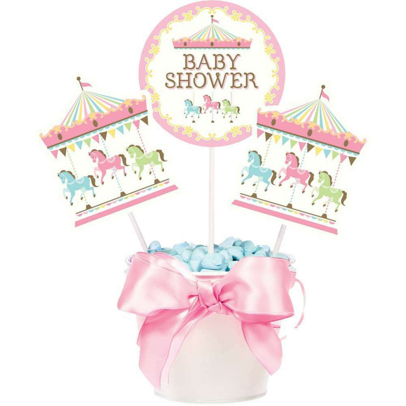 Carousel Party Supplies Baby Shower Centrepiece Sticks Payday Deals