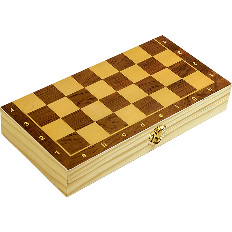 Chess Board Games Folding Large Chess Wooden Chessboard Set Wood Toy Gift Payday Deals