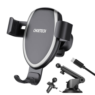 CHOETECH T536-S Fast Wireless Charging Car Mount Phone Holder Payday Deals