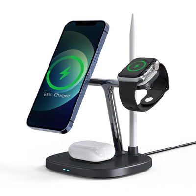 CHOETECH T583-F 4-in-1 Magentic Wireless Charging Station for iPhone/Apple Watch/Headphones/Pencil Payday Deals