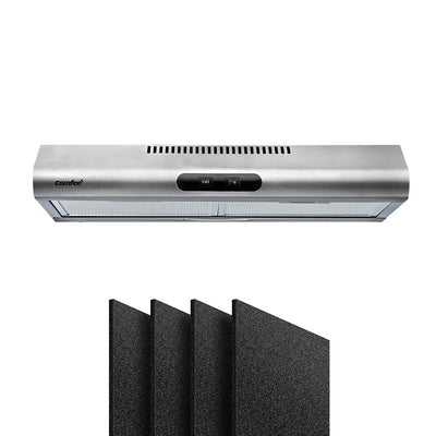 Comfee Rangehood 600mm Stainless Steel Kitchen Canopy With 4 PCS filter Replacement Payday Deals