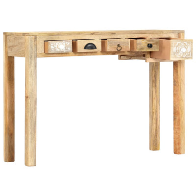 Console Table 110x30x75 cm Solid Mango Wood Payday Deals