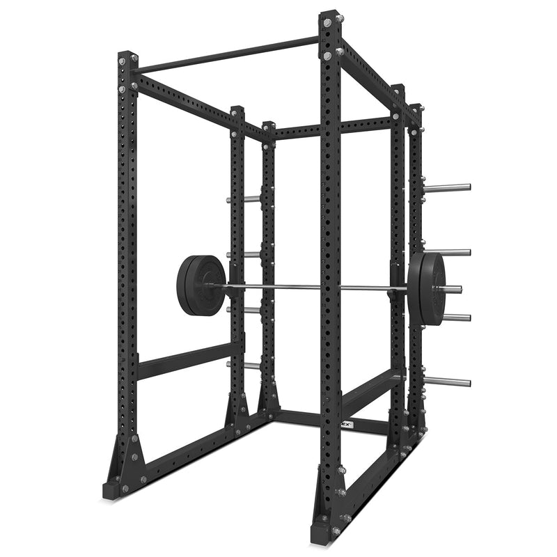 CORTEX ALPHA Series ARK06 Commerical Full Power Rack + FID Bench + 100kg Olympic Weights with Barbell Payday Deals