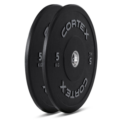 CORTEX Pro 260kg Black Series Bumper Plate V2 Package with Zeus Competition Barbell Payday Deals