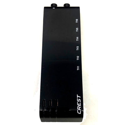 Crest UHF VHF Digital TV Signal Splitter Distributor 6 Outputs