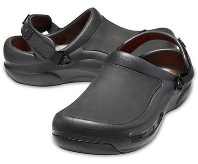 Crocs Bistro Pro Literide Clog Roomy Fit Men Women Shoes - Black