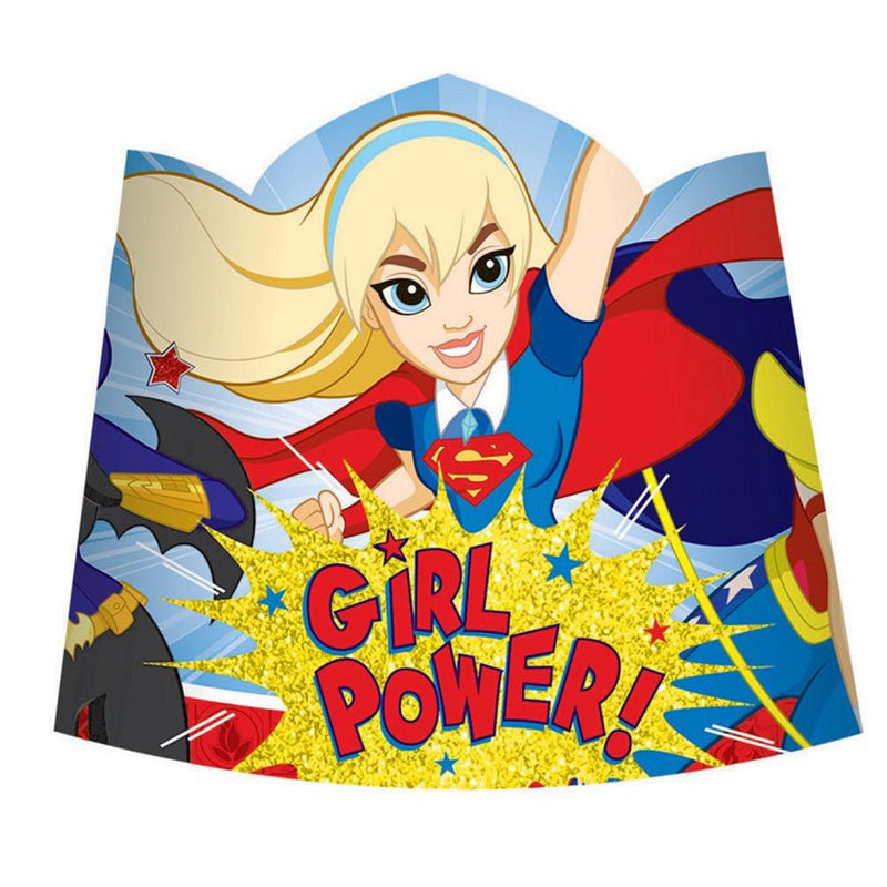 DC Superhero Girls Paper Tiaras Party Hats 8 Pack Payday Deals