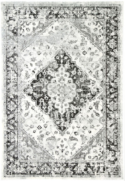 Delicate Grey Traditional Rug 160x230 cm