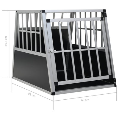 Dog Cage with Single Door 65x91x69.5 cm Payday Deals