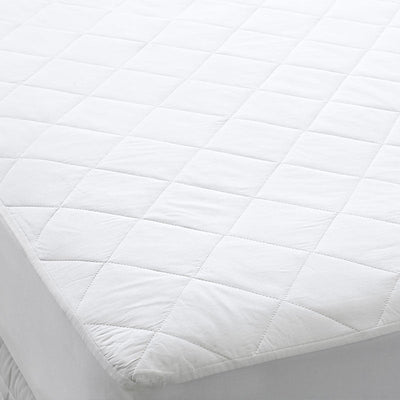 Dreamaker Thermaloft Cotton Covered Fitted Mattress Protector Double Bed Payday Deals