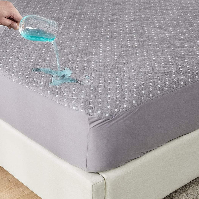 Dreamz Mattress Protector Topper Bamboo Charcoal Pillowtop Waterproof Double Payday Deals