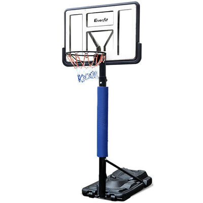 Everfit 3.05M Portable Basketball Hoop Stand System Height Adjustable Blue