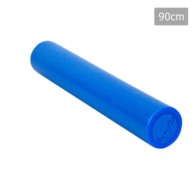 Everfit 90 x 15cm Yoga Gym Pilates EPE Stick Foam Roller - Blue