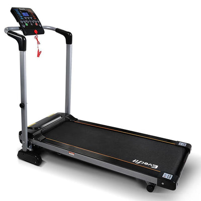 Electric Treadmill 40cm Running Home Gym Fitness Machine Black Silver