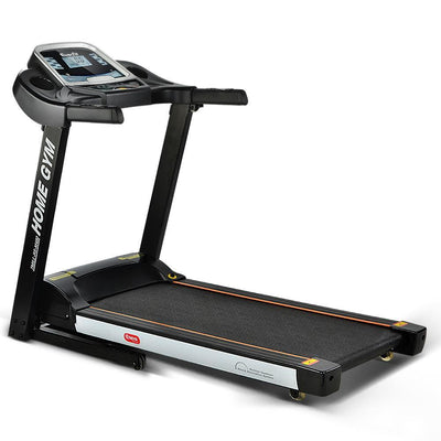Electric Treadmill 48cm Running Home Gym Fitness Machine Black