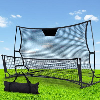 Everfit Portable Soccer Rebounder Net Volley Training Football Goal Trainer XL Payday Deals