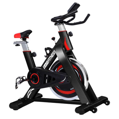 Spin Exercise Bike Cycling Flywheel Fitness Commercial Home Gym Black