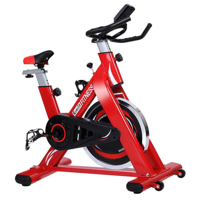 Spin Exercise Bike Cycling Flywheel Fitness Commercial Home Gym Red