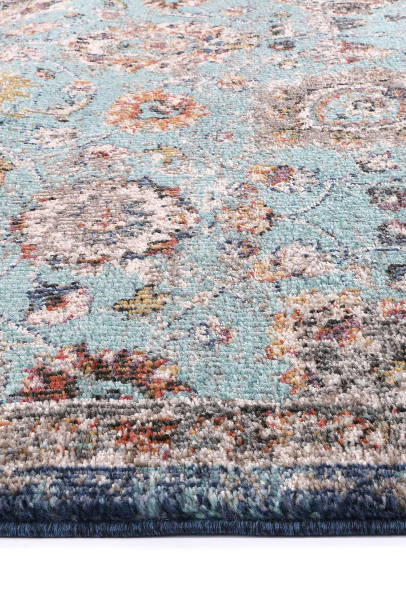 Ezra Multi Blue Traditional Rug 160x230 Payday Deals