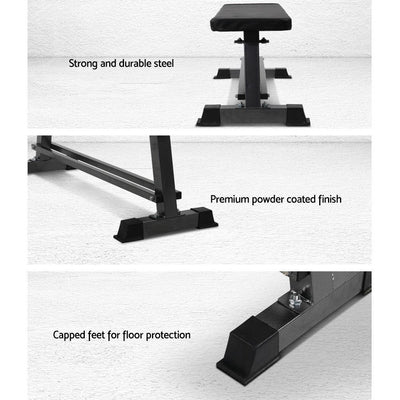 Flat Bench Weight Press Fitness Gym Exercise Equipment