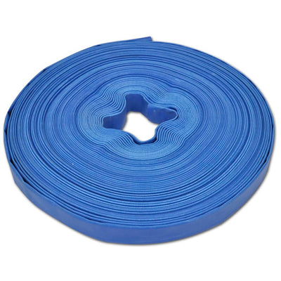 Flat Hose 50 m 1" PVC Water Delivery Payday Deals