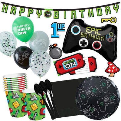 Game On Gaming Birthday Level Up Party Pack