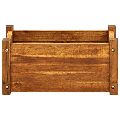 Garden Raised Bed Acacia Wood 50x25x25 cm Payday Deals