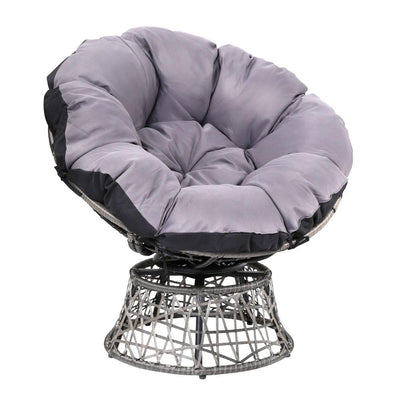 Gardeon Papasan Chair - Grey Payday Deals