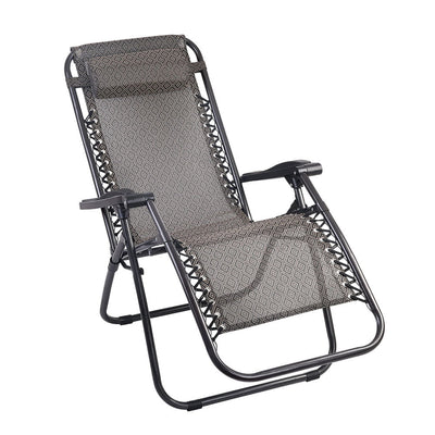 Gardeon Zero Gravity Chair 2PC Reclining Outdoor Sun Lounge Folding Camping Payday Deals