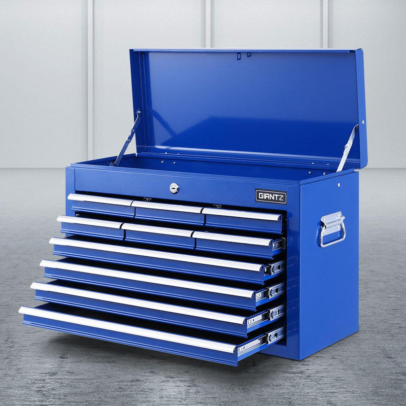 Giantz 10-Drawer Tool Box Chest Cabinet Garage Storage Toolbox Blue Payday Deals