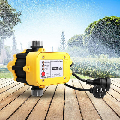 Giantz Automatic Electronic Water Pump Controller - Yellow Payday Deals