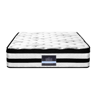 Giselle Bedding Algarve Euro Top Pocket Spring Mattress 34cm Thick King Single Payday Deals