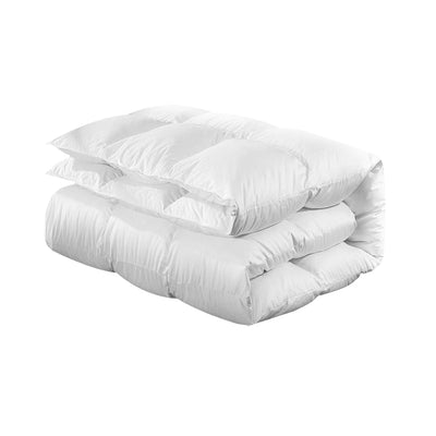 Giselle Bedding King Size 500GSM Goose Down Feather Quilt Payday Deals