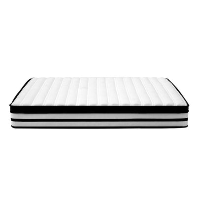 Giselle KING Mattress Size Bed Euro Top 5 Zone Pocket Spring Plush Foam 27CM Payday Deals