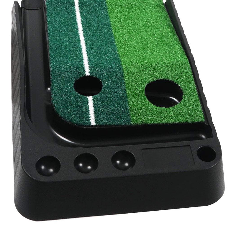 Golf Putting Mat Portable Auto Return Practice Putter Trainer Indoor Outdoor Type B Payday Deals