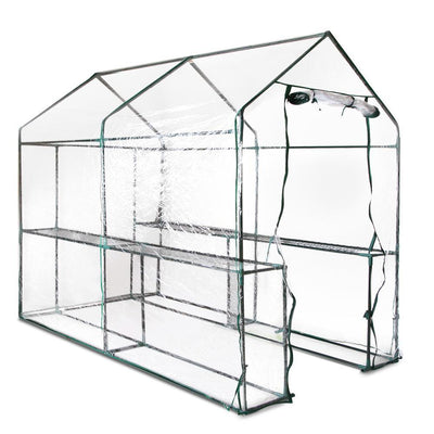 Green Fingers Walk In Transparent Green House 1.9 x 1.2m