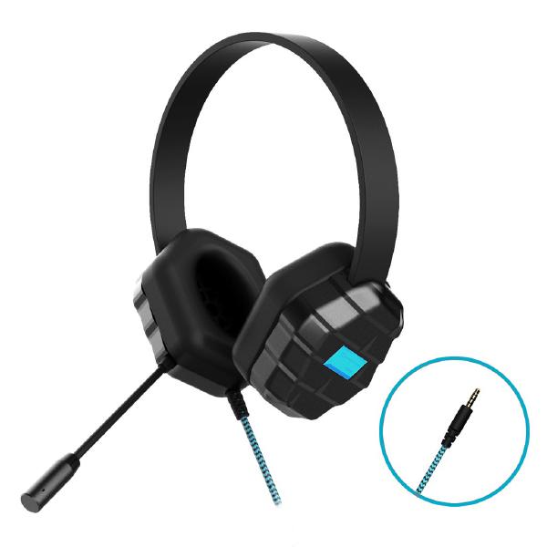 Gumdrop DropTech B1 Kids Rugged Headset with Microphone - Compatible with all devices with a 3.5mm headphone jack Bulk packaged in Poly bag Payday Deals