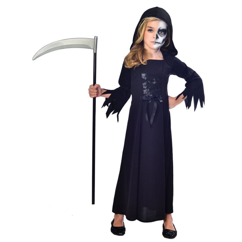 Halloween Grim Reaper Costume Girls 9-10 Years Payday Deals