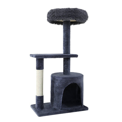 i.Pet Cat Tree Scratching Post Scratcher Tower Condo House Grey 94cm Payday Deals