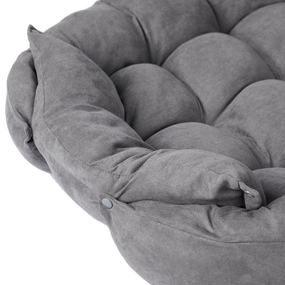 PaWz Pet Bed 2 Way Use Dog Cat Soft Warm Calming Mat Sleeping Kennel Sofa Grey S - Payday Deals