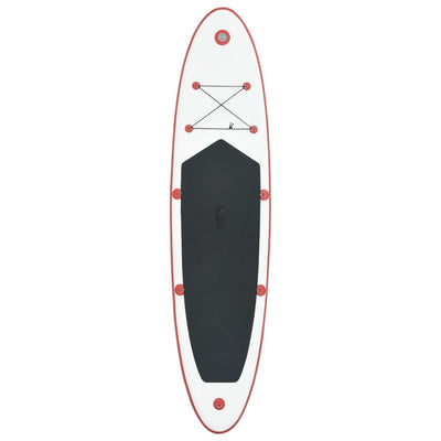 Inflatable Stand Up Paddleboard Set Red and White Payday Deals