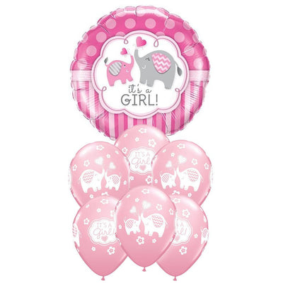 It's a Girl Elephant Baby Balloon Party Pack Payday Deals