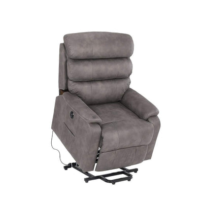 Levede Recliner Chair Electric Lift Chair Armchair Lounge Sofa Grey USB Charge Payday Deals