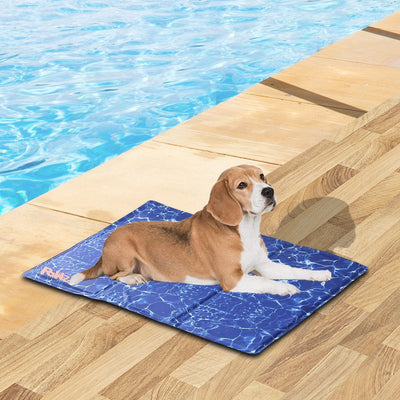 PaWz Pet Cooling Mat Gel Mats Bed Cool Pad Puppy Cat Non-Toxic Beds Summer M - Payday Deals