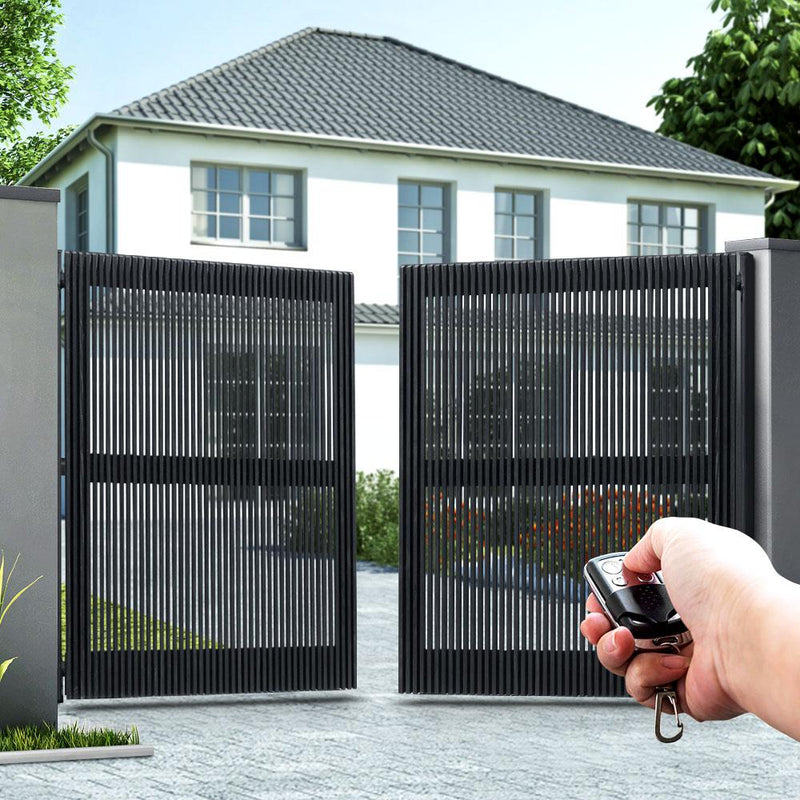 LockMaster Swing Gate Opener Double Automatic Electric Kit Remote Control 1000KG Payday Deals