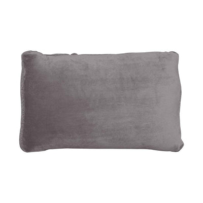 Luxury Flannel Quilt Cover with Pillowcase Silver Grey King Payday Deals