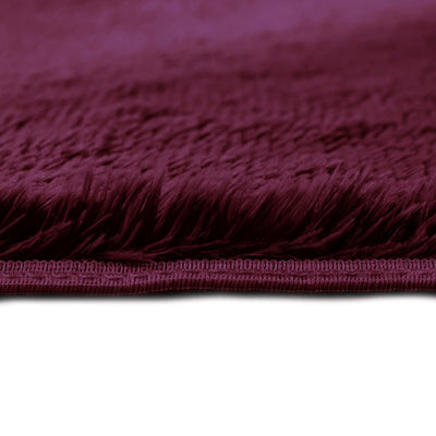 Marlow Floor Mat Rugs Shaggy Rug Area Carpet Large Soft Mats 300x200cm Burgundy Payday Deals