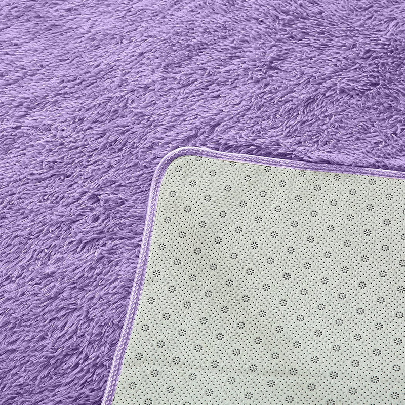Marlow Floor Mat Rugs Shaggy Rug Area Carpet Large Soft Mats 300x200cm Purple Payday Deals