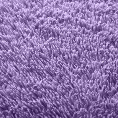 Marlow Soft Shag Shaggy Floor Confetti Rug Carpet Decor 200x230cm Purple Payday Deals