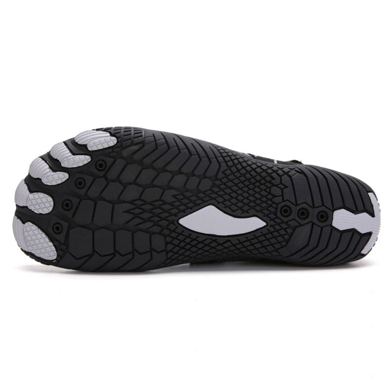 Men Women Water Shoes Barefoot Quick Dry Aqua Sports Shoes - Black Size EU38 = US5 Payday Deals